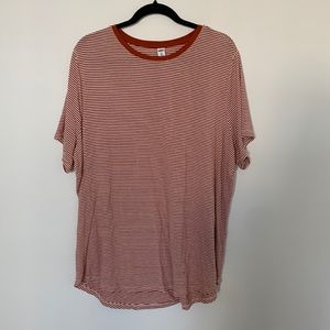Orange Striped T
